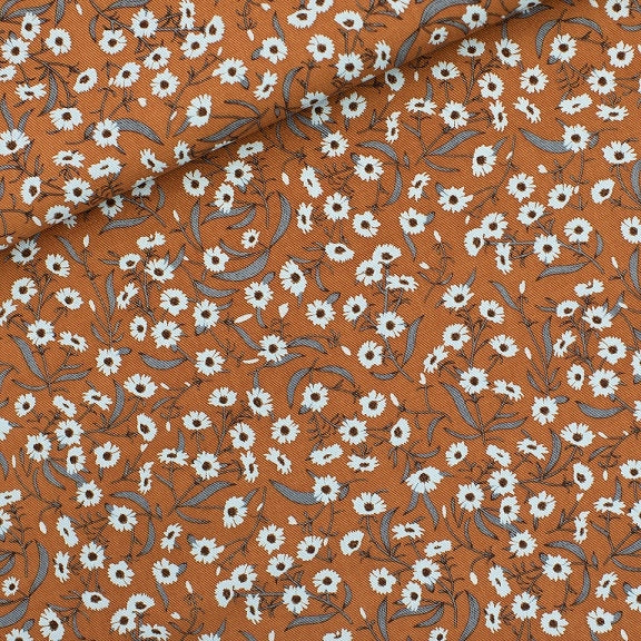 See you at Six - Camomile - Gabardine Twill - cashewbrown