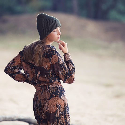 See you at Six - Viskose - Park Side - Licorice Gray