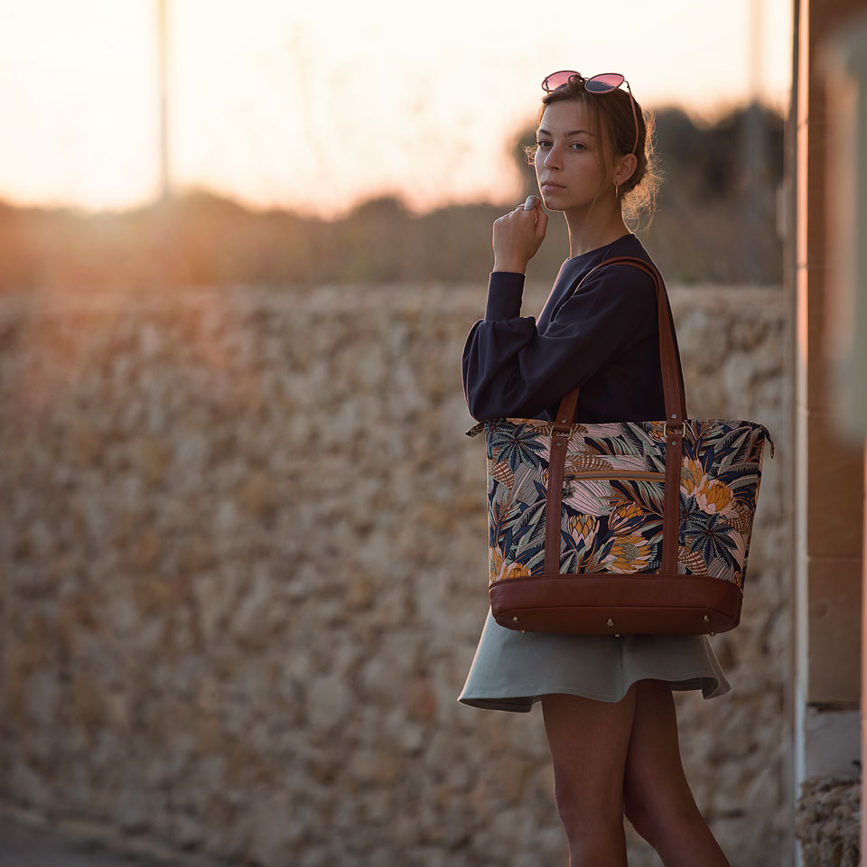 See you at six - Ground Pineapple - Gabardine Twill - polar night