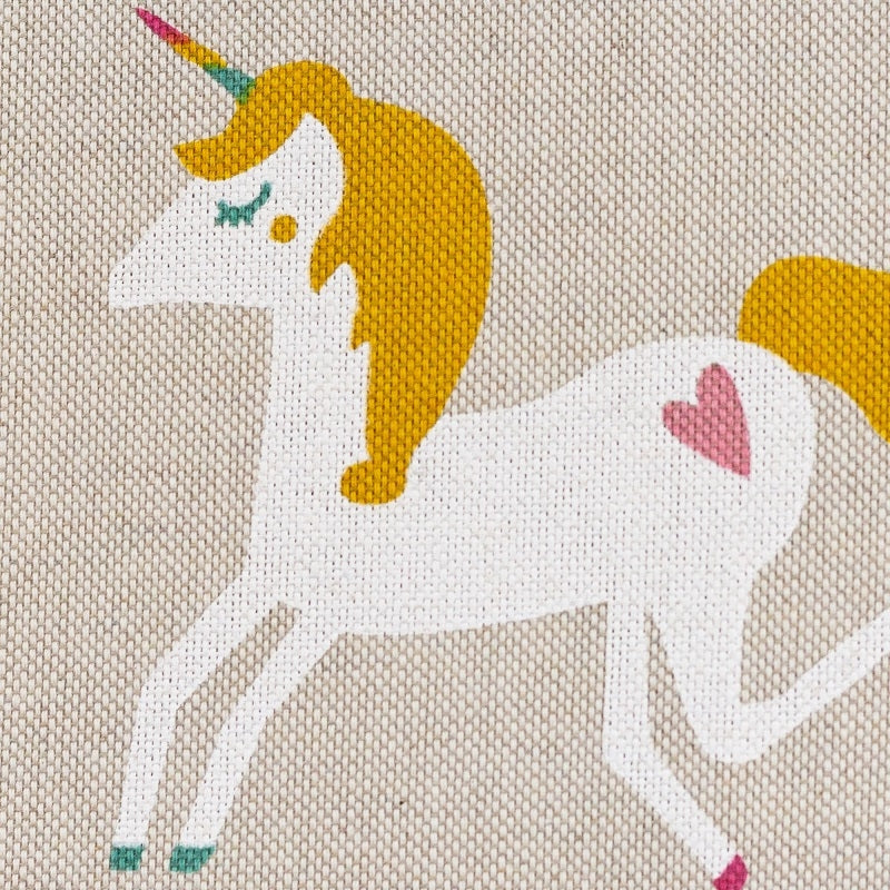 Canvas / Dekostoff Emilia mit Einhörnern