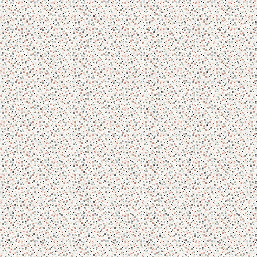 Paintbrush Studio - Mistletoe - Ditsy X - white