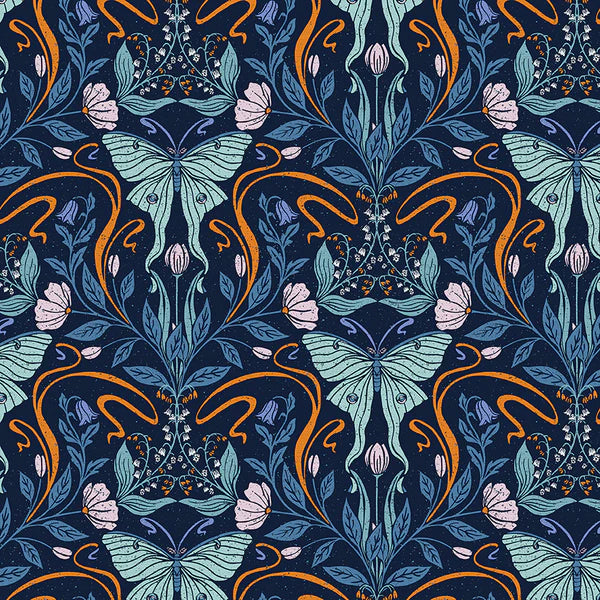 Paintbrush Studio - Moonlight Butterfly - navy