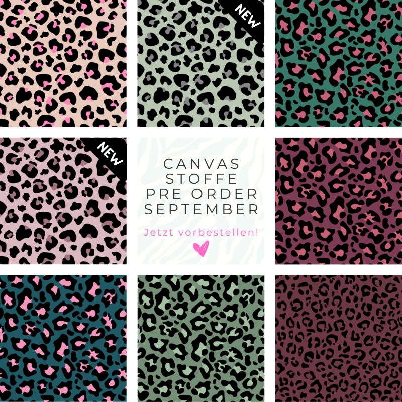 Vorbestellung - Leopard - Twill Canvas - Colours