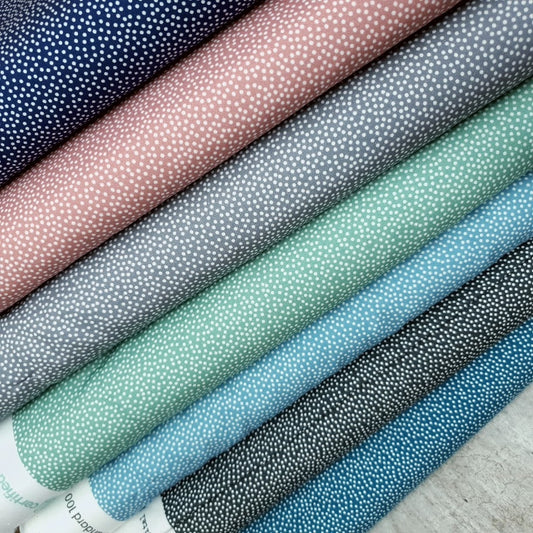 Baumwollstoff Emilie von Hilco - Dotties - hellblau