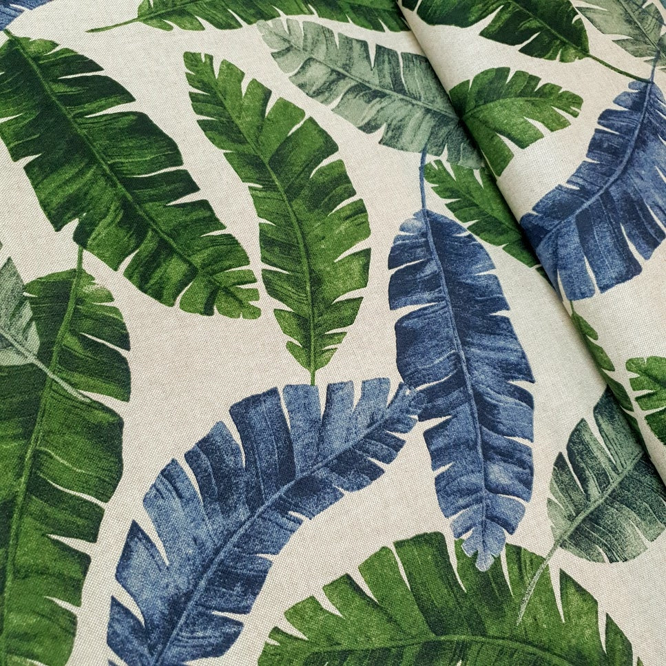 Hilco Dekostoff - Safari Leaves - ecru