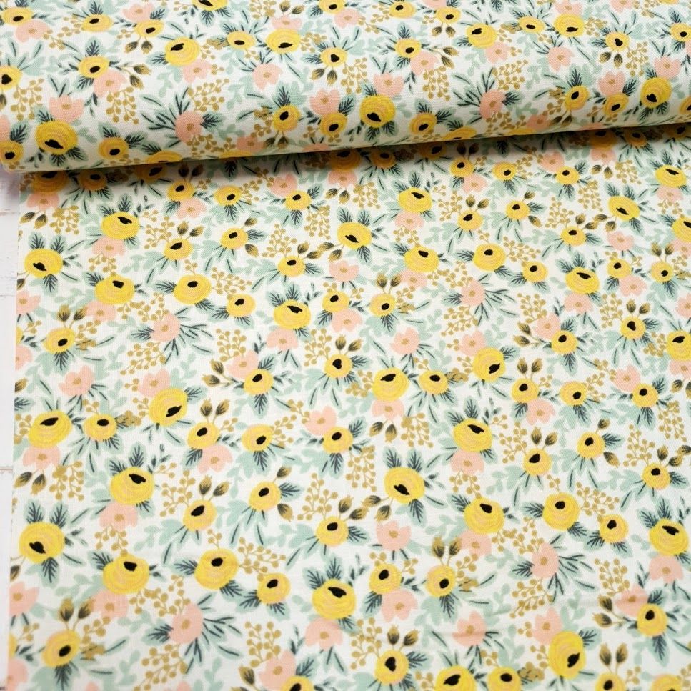 Cotton and Steel - Rifle Paper Co. - Rosa - cream
