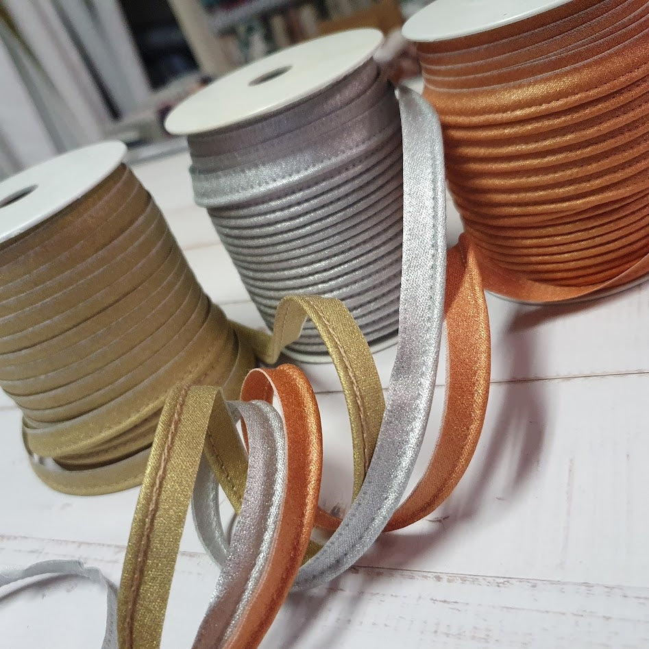 Paspelband 9mm - metallic