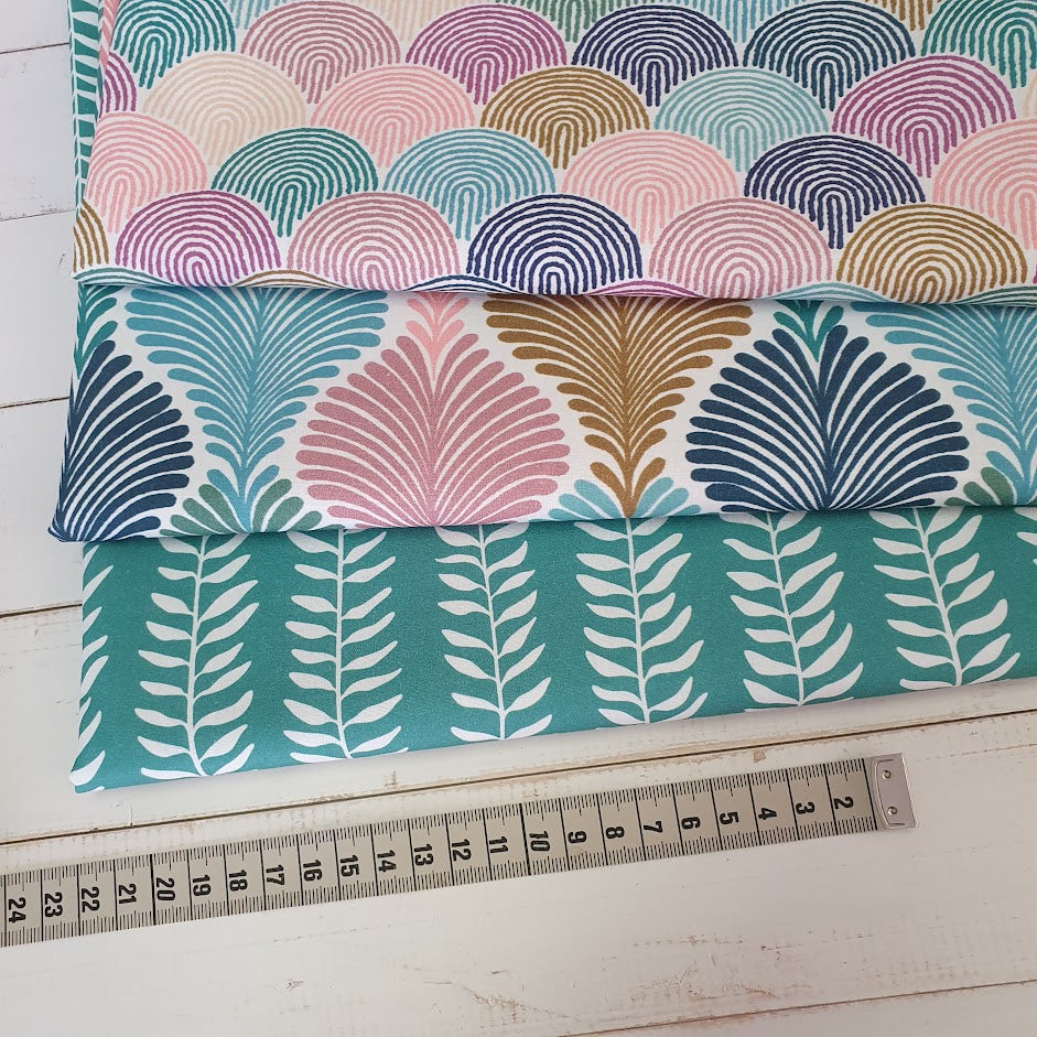 MYO Design - Light Canvas - Fächer mint-rose