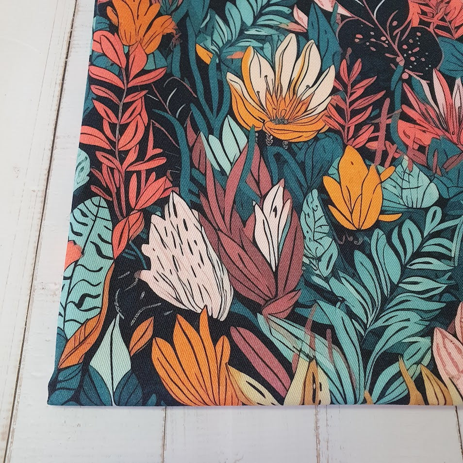 MYO Design - Twill Canvas - Colourful Flowers