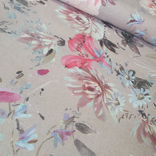 Hilco Dekostoff - Camelia Flora - beschichtet