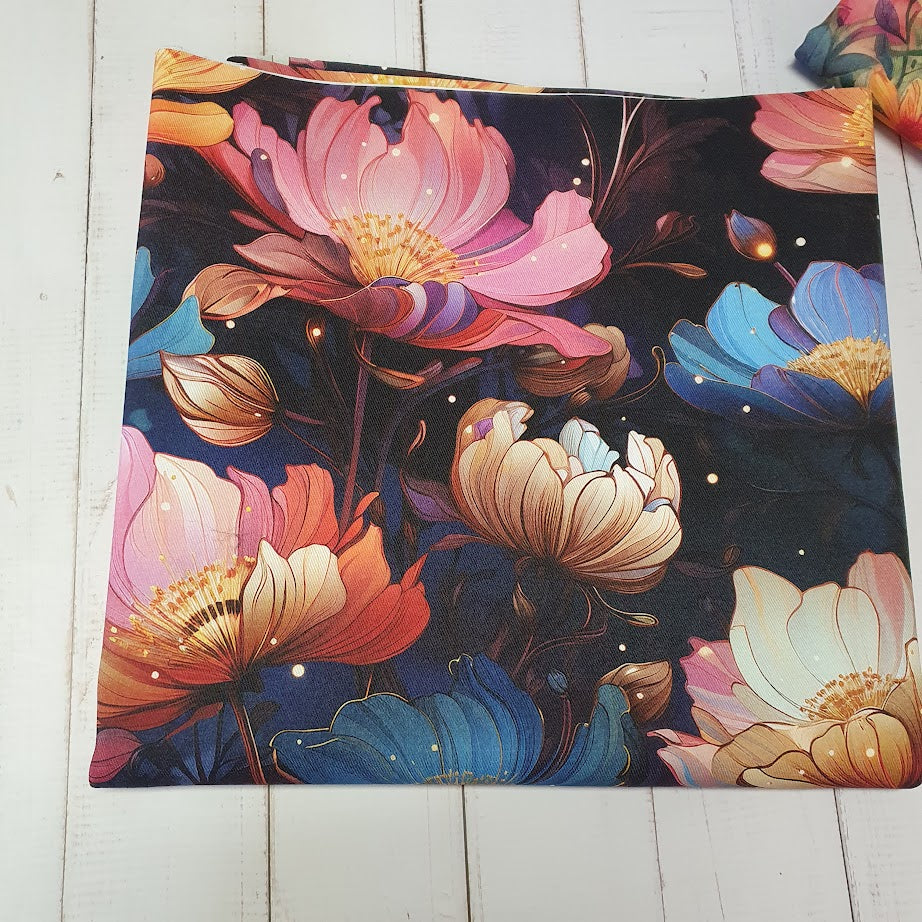 MYO Design - Twill Canvas - Rainbow Flowers