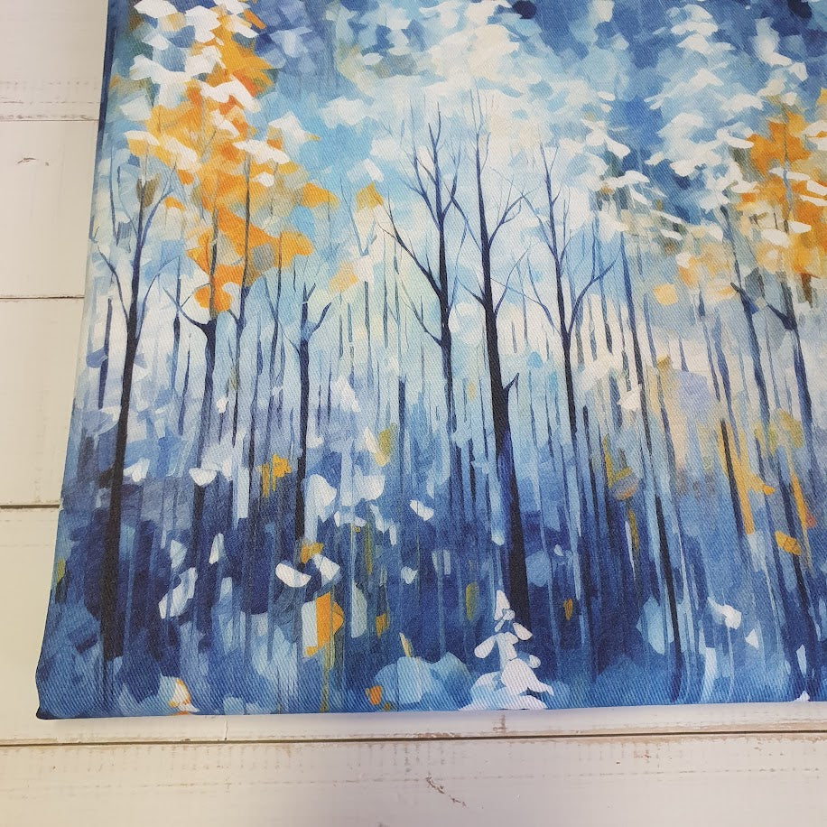 MYO Design - Twill Canvas - Blue Forest