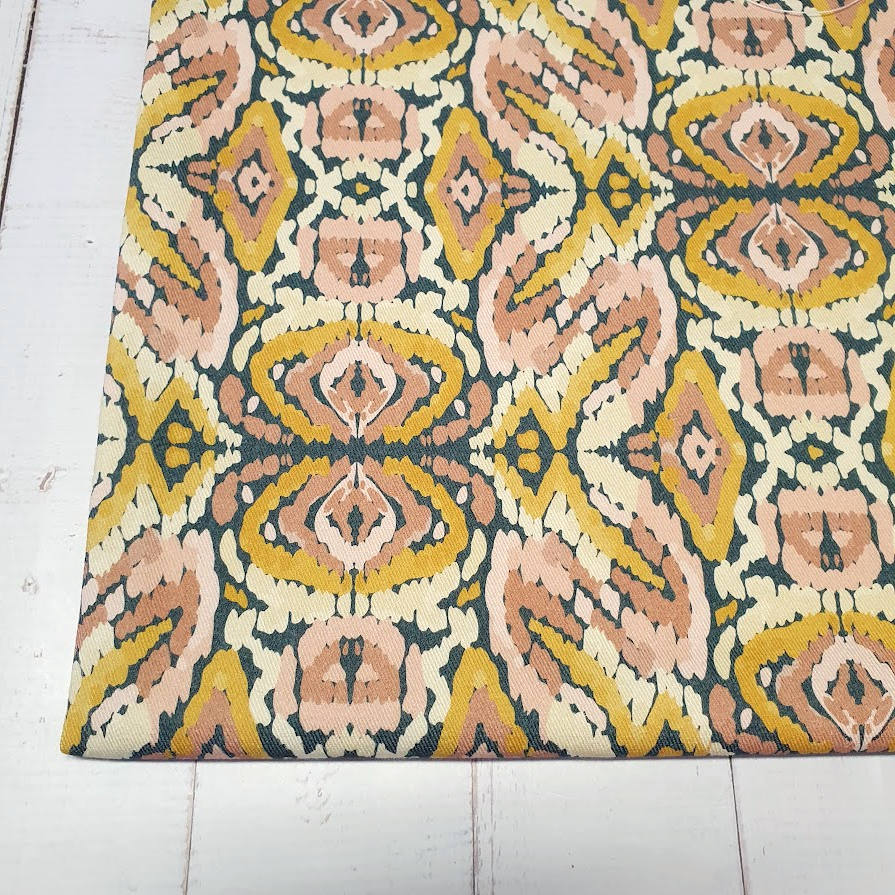 MYO Design - Twill Canvas - Ethnic Ikat rose