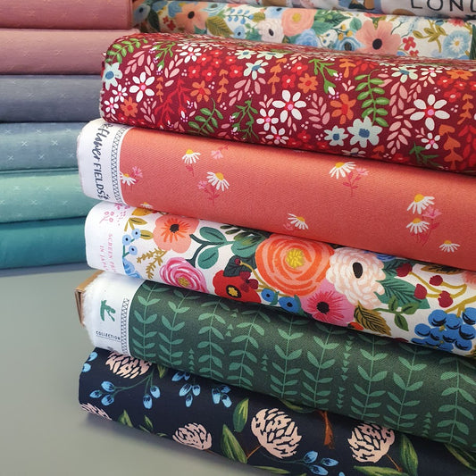 Art Gallery - Flower Fields - Delicate - rosewood