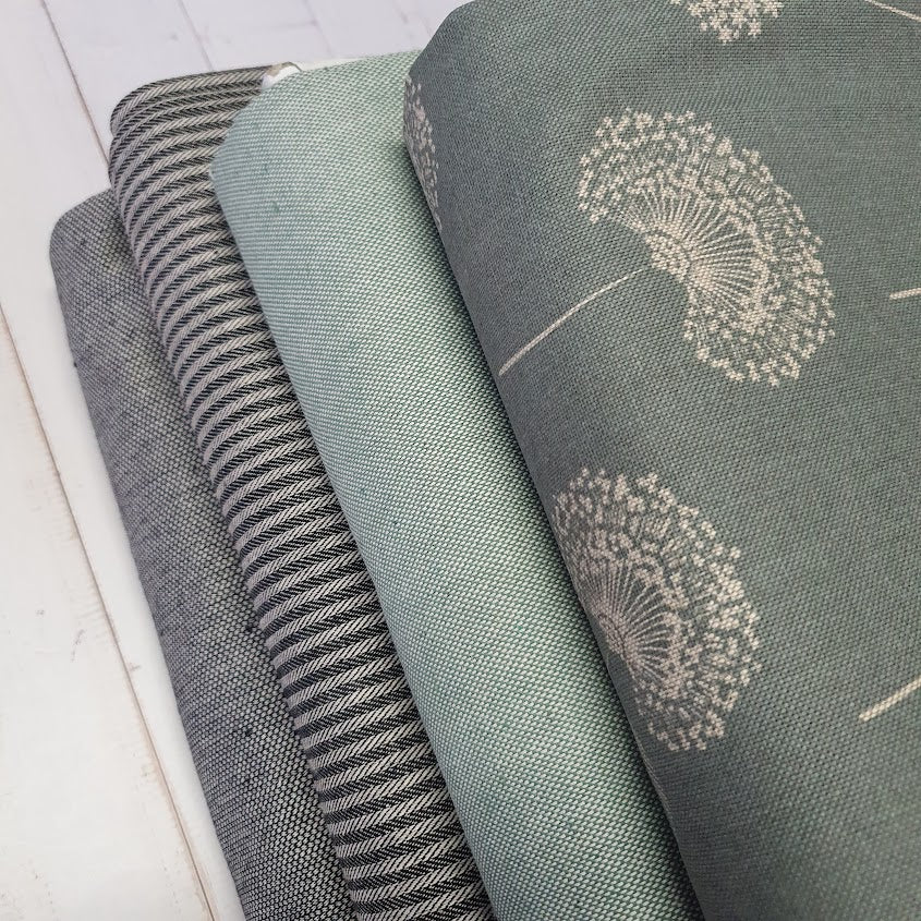 Hilco Streifen Canvas - schwarz