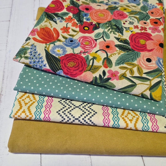 Taschenpaket Vayana - Garden Party inkl. Schnittmuster als download