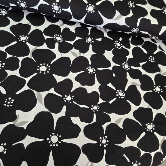 Sevenberry Canvas - Big Flowers - schwarz-weiss