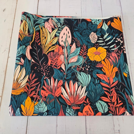 MYO Design - Twill Canvas - Colourful Flowers