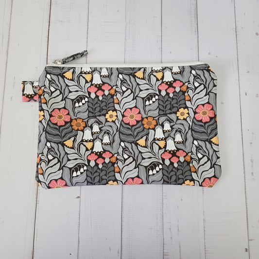 MYO Design - Twill Canvas - Maiglöckchen Wiese - grau