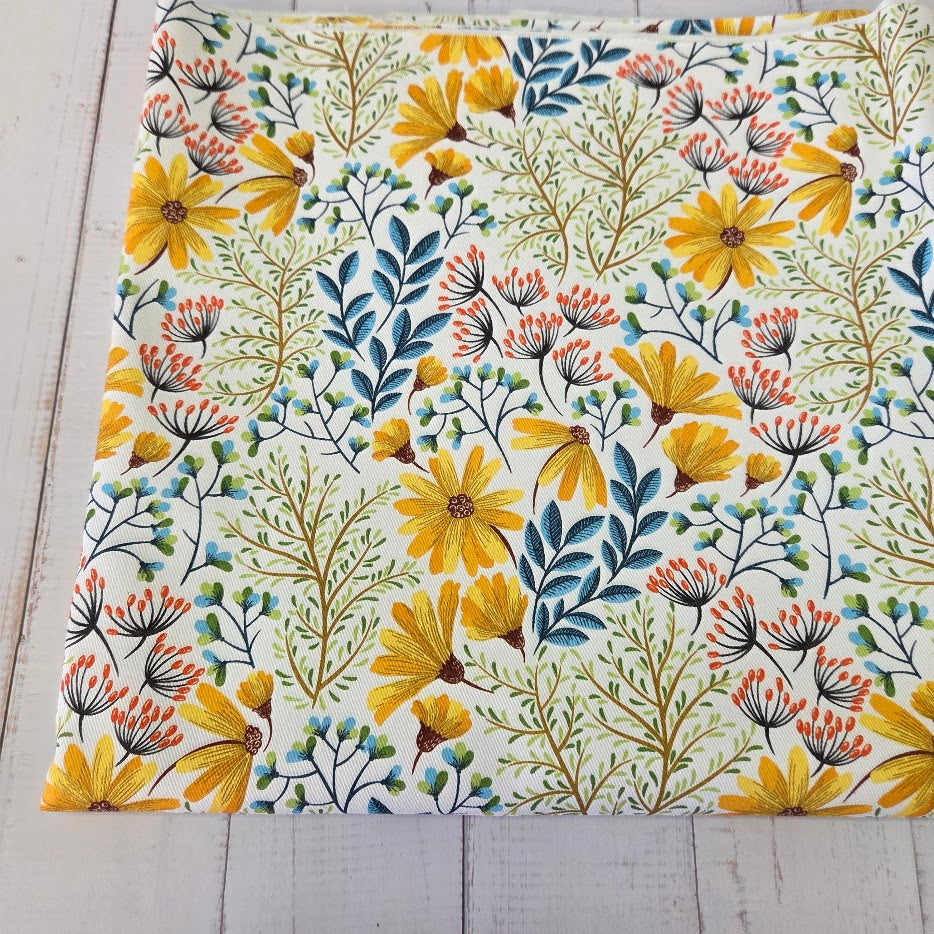 MYO Design - Twill Canvas - Spring is coming - white