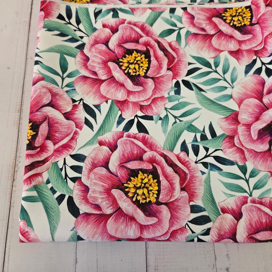 MYO Design - Twill Canvas - Blumen - pink-türkis