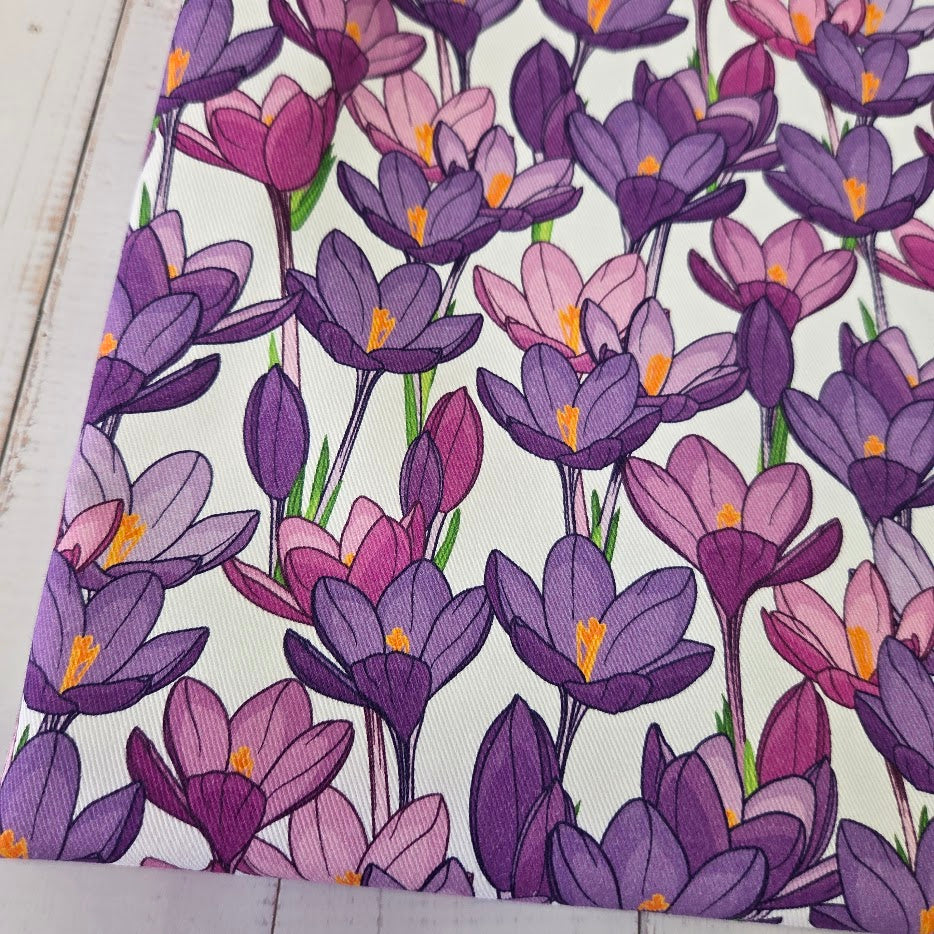 MYO Design - Twill Canvas - Crocus - purple