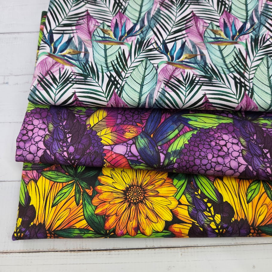 MYO Design - Twill Canvas - Bird-of-Paradise-Flowers