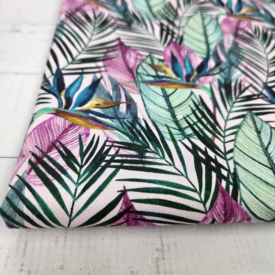 MYO Design - Twill Canvas - Bird-of-Paradise-Flowers