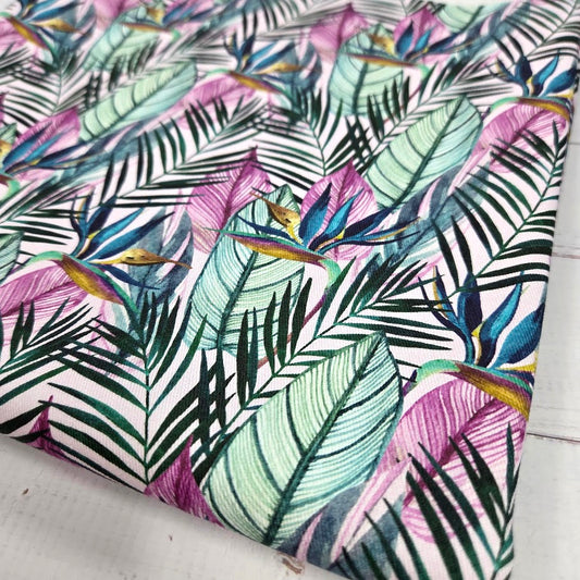 MYO Design - Twill Canvas - Bird-of-Paradise-Flowers