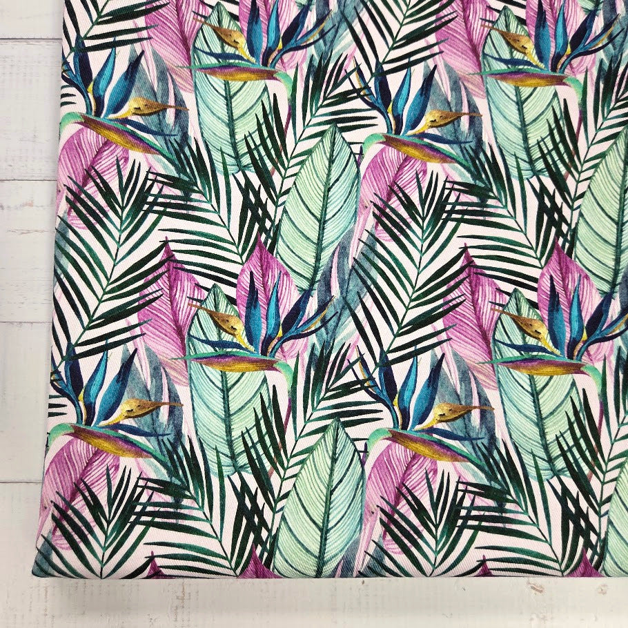 MYO Design - Twill Canvas - Bird-of-Paradise-Flowers