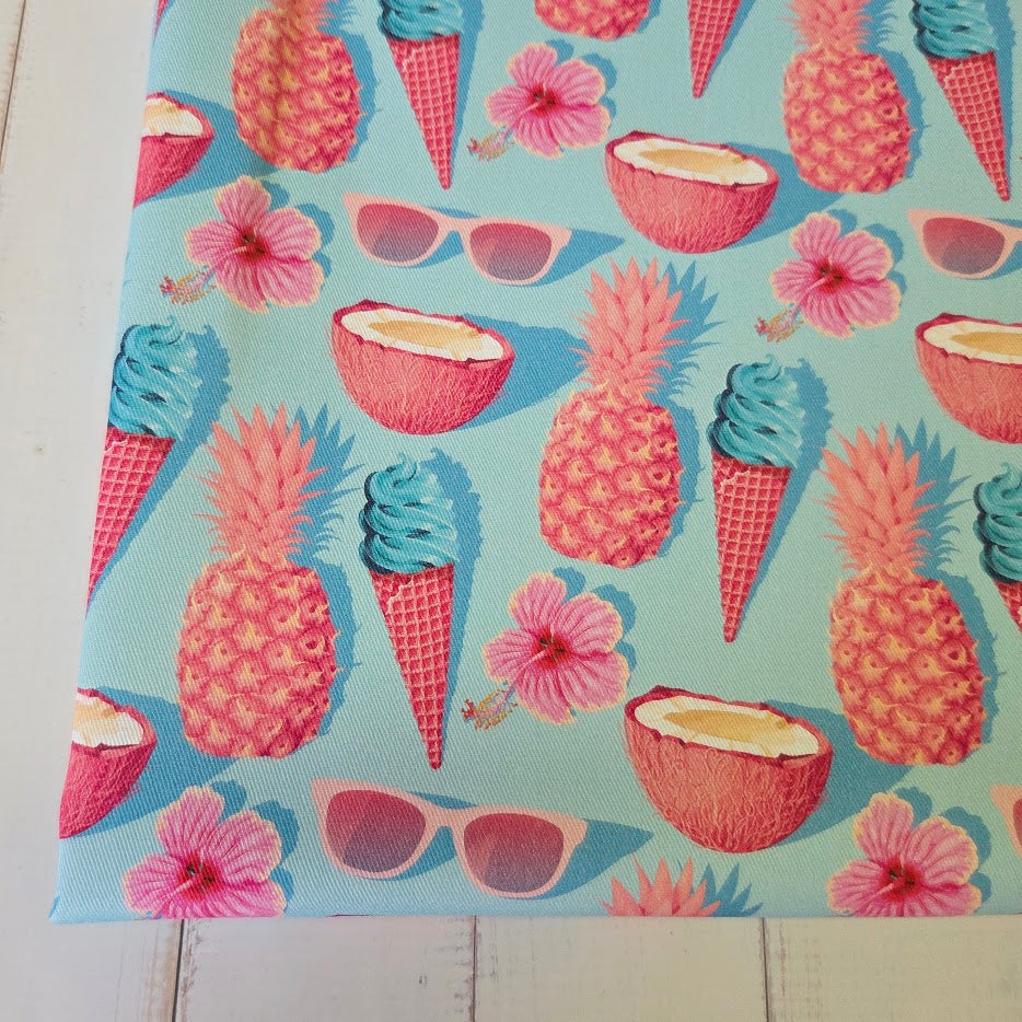 MYO Design - Twill Canvas - Summertime - Pina Colada