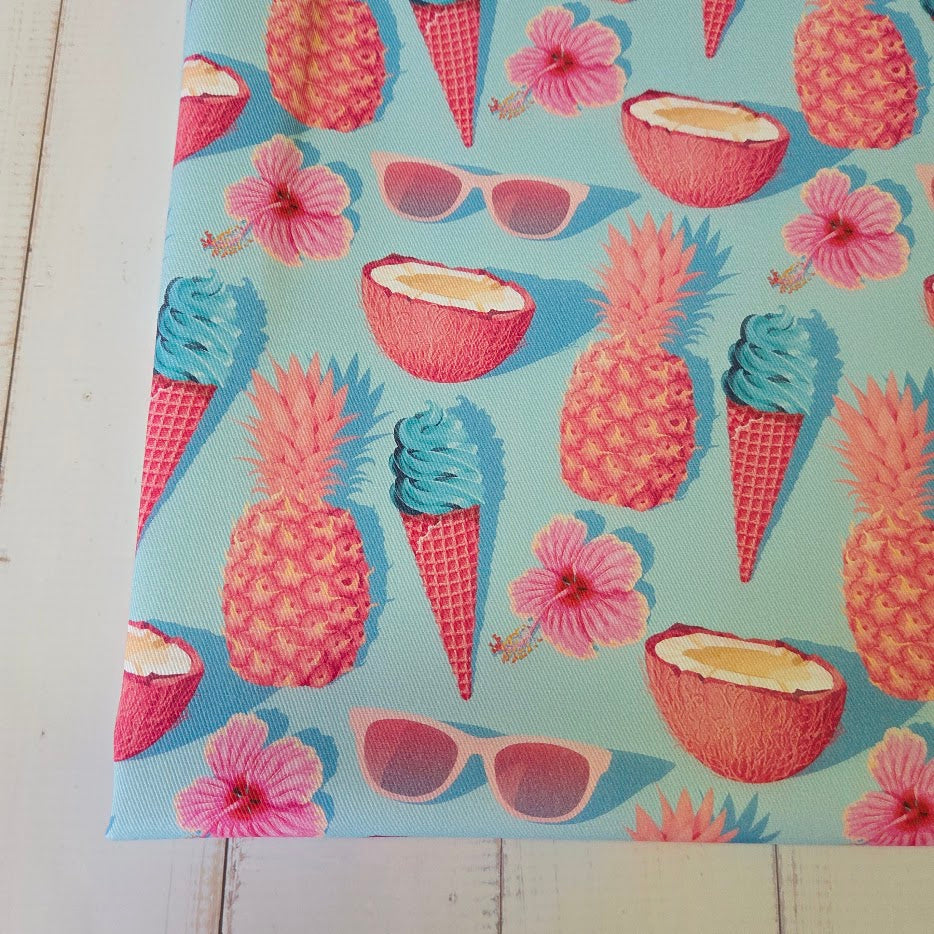 MYO Design - Twill Canvas - Summertime - Pina Colada