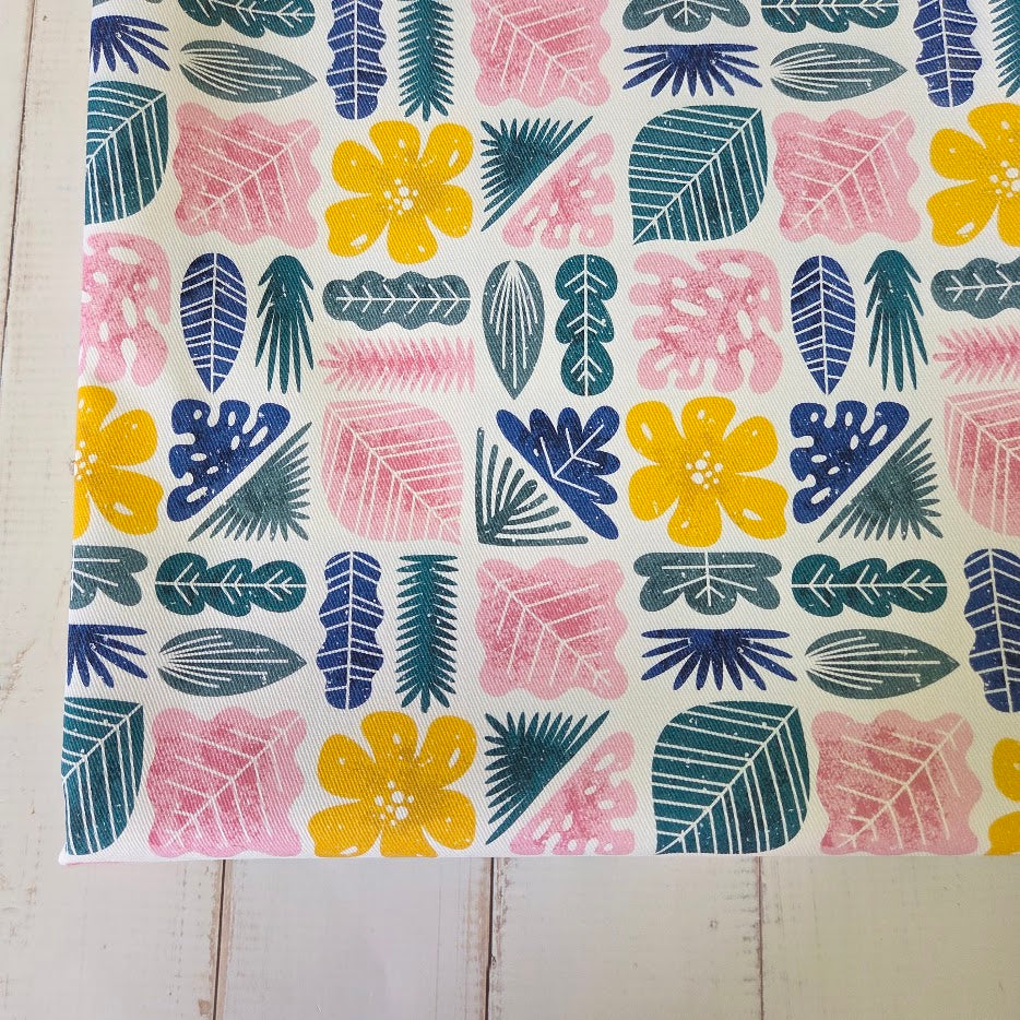 MYO Design - Twill Canvas - Hawaii Style - Tropical Leaves
