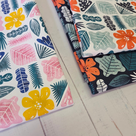 MYO Design - Twill Canvas - Hawaii Style - Tropical Leaves