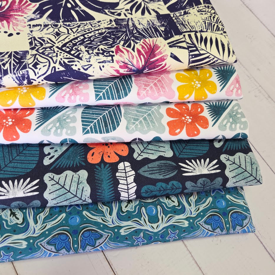 MYO Design - Twill Canvas - Aloha - Hibiskus