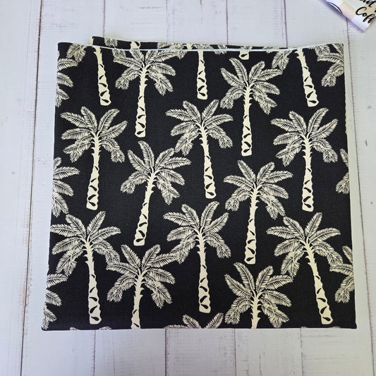 MYO Design - Twill Canvas - Palmen - schwarz-weiß