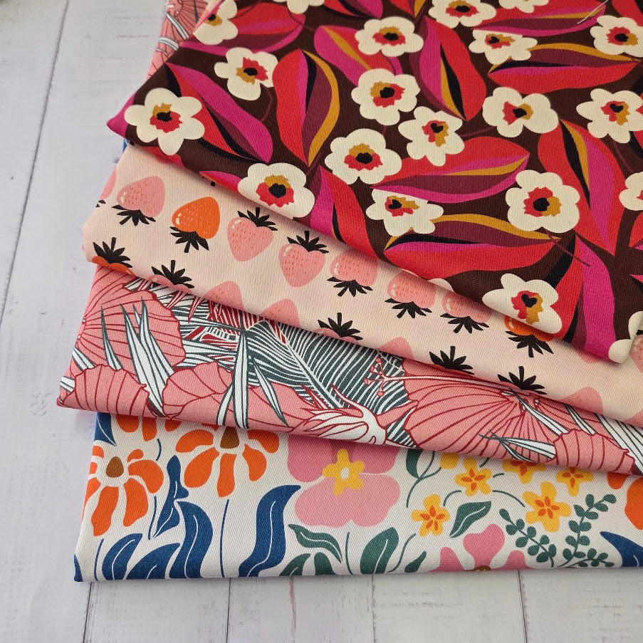 MYO Design - Twill Canvas - Strawberries