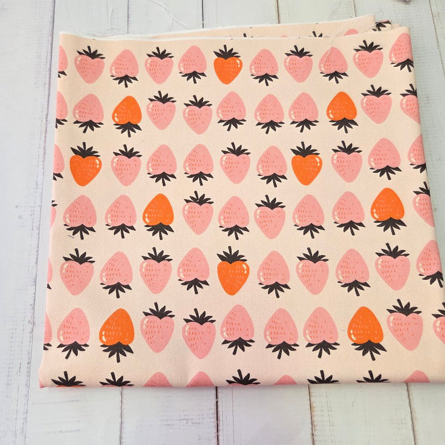 MYO Design - Twill Canvas - Strawberries