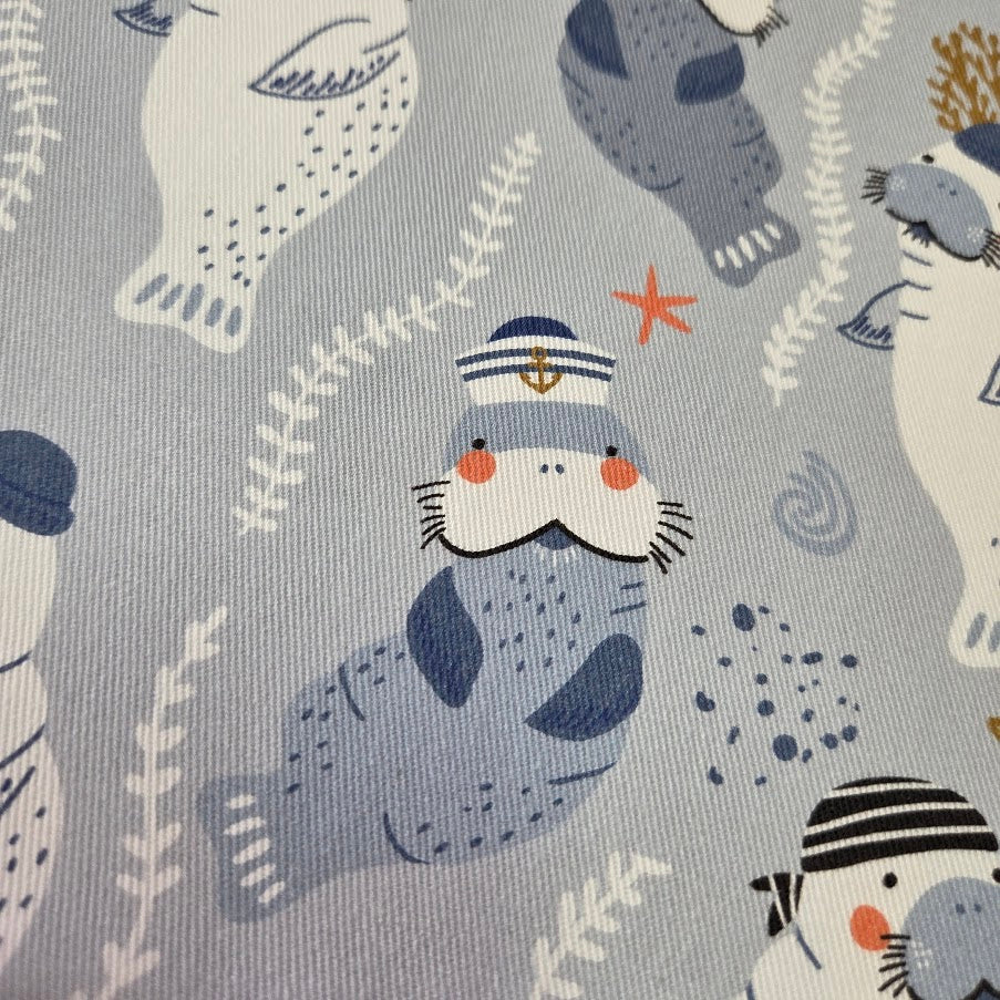 MYO Design - Twill Canvas - Walroß Ahoi
