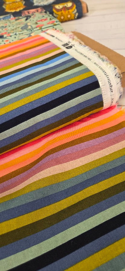 Art Gallery - Starling - Linen Blend - Linear Radiance