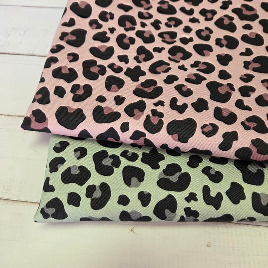 MYO Design - Twill Canvas - Leopard - pale rose
