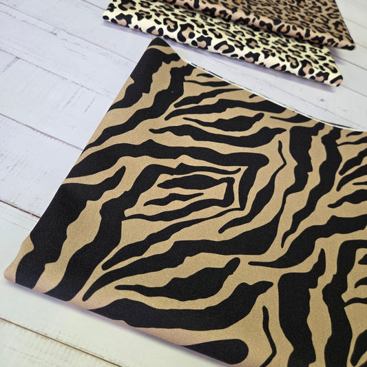 MYO Design - Twill Canvas - Zebra - hellbraun