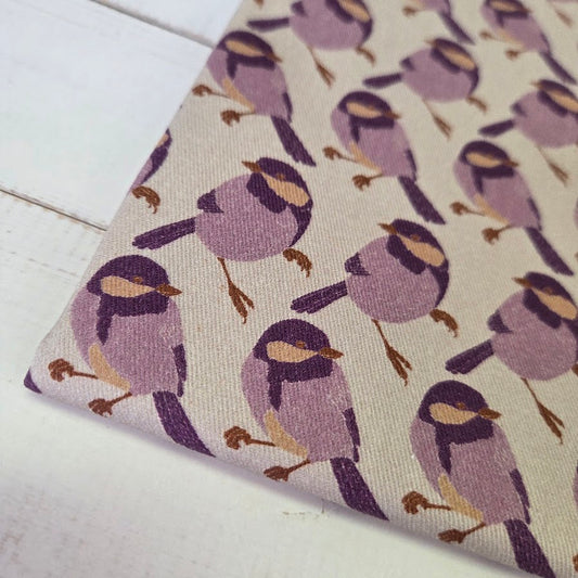 MYO Design - Twill Canvas - Stay Wild - Meisen flieder