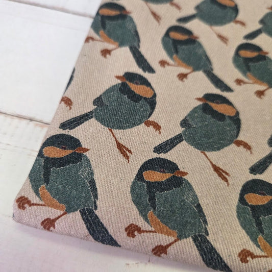 MYO Design - Twill Canvas - Stay Wild - Meisen petrol