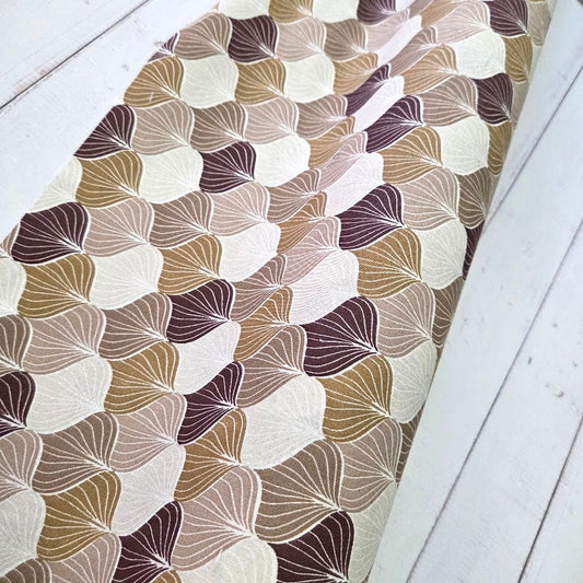 Baumwollstoff von AU Maison - Alli woodrose senf