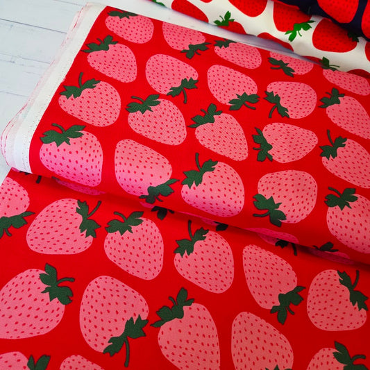 Sevenberry Canvas - Erdbeeren - rot