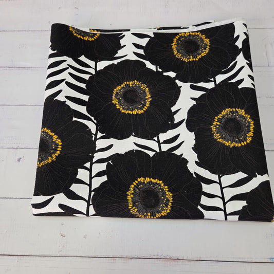 MYO Design - Twill Canvas - Anemone - black/white