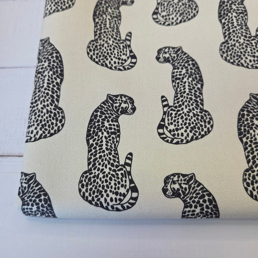 MYO Design - Twill Canvas - Cheetah white