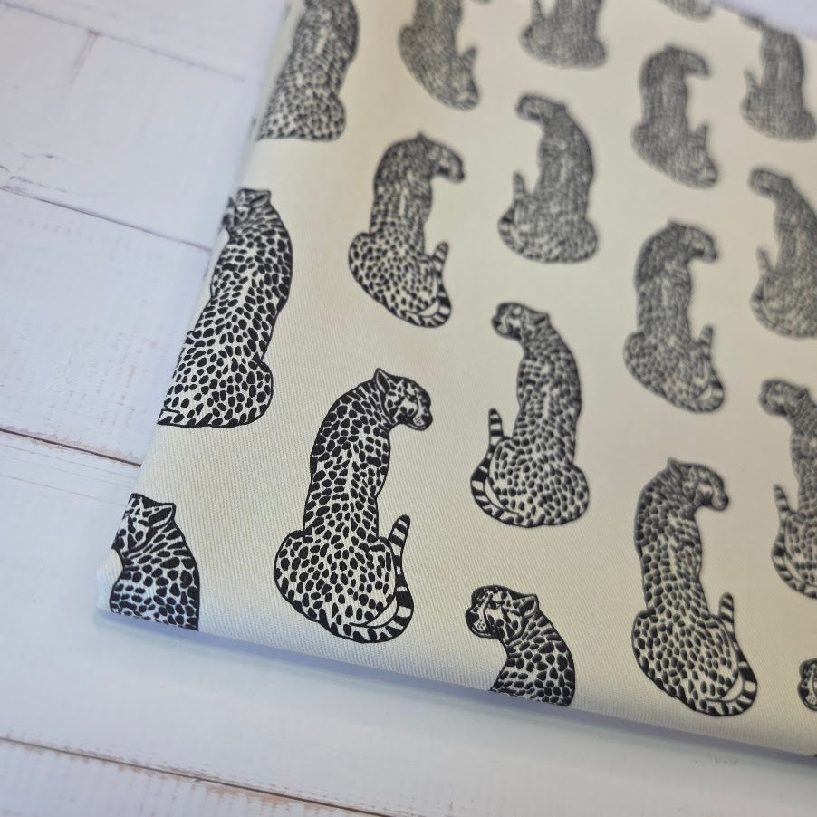 MYO Design - Twill Canvas - Cheetah white