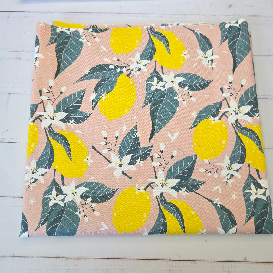 MYO Design - Twill Canvas - Lemon Tree rose